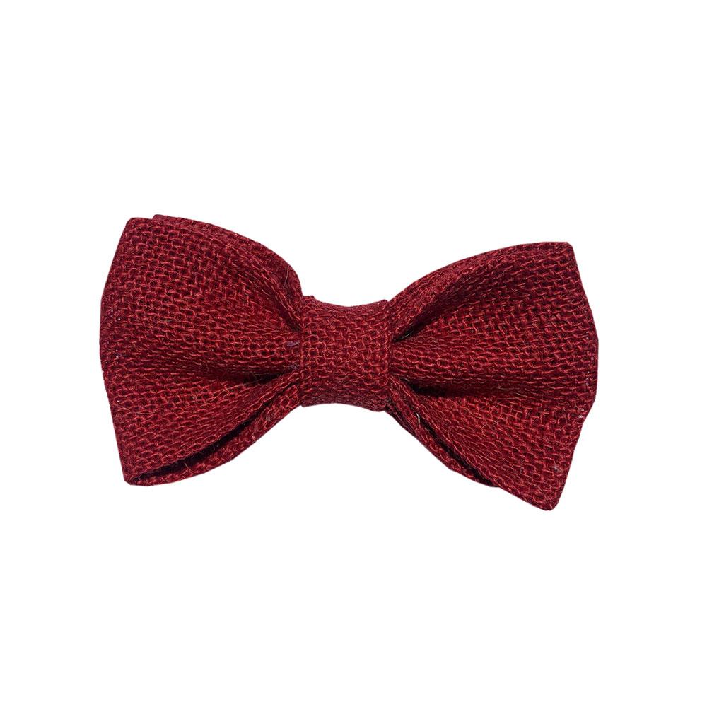 Hessian Red Bow Tie Sunny Apparel